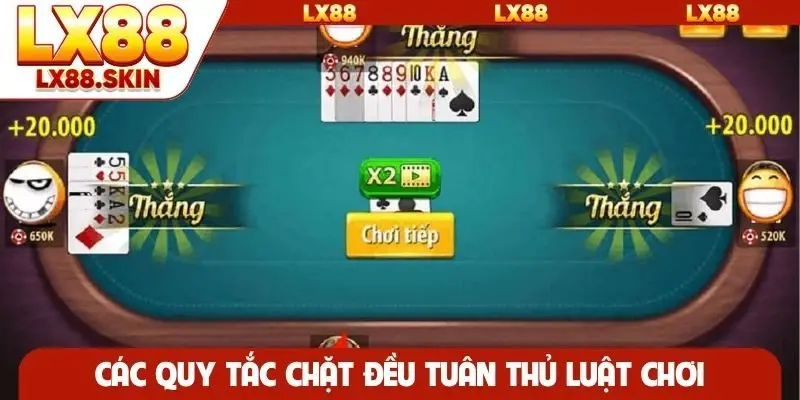 Các quy tắc chặt đều tuân thủ luật chơi