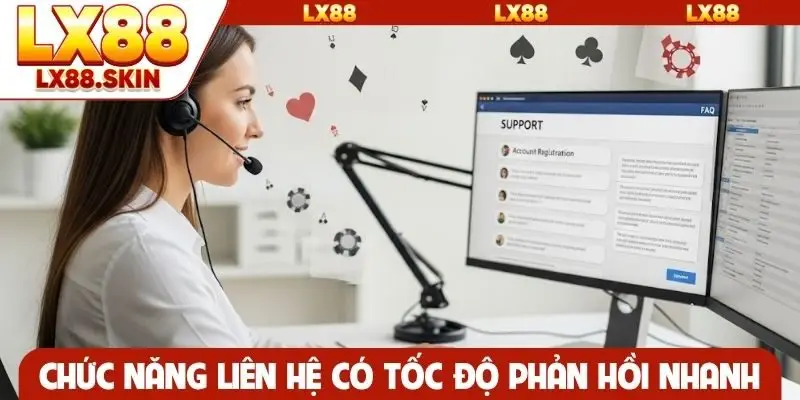 Chức năng liên hệ có tốc độ phản hồi nhanh