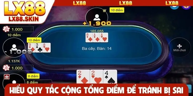 Hiểu quy tắc cộng tổng điểm để tránh bị tính sai