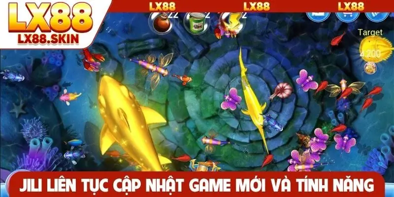 NPH Jili liên tục cập nhật game mới và tính năng