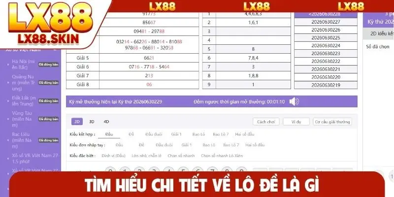 Tìm hiểu chi tiết về lô đề là gì