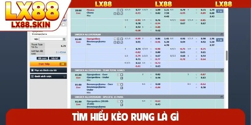 Tìm hiểu kèo rung là gì